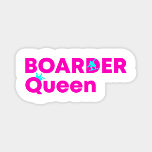 Boarder Queen - Snowboard Queen Magnet