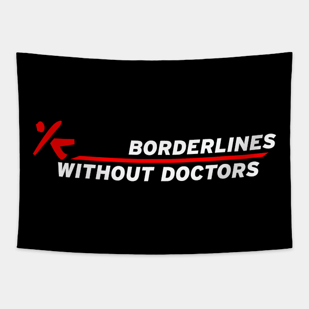 Borderlines Without Doctors Tapestry by ADHDisco