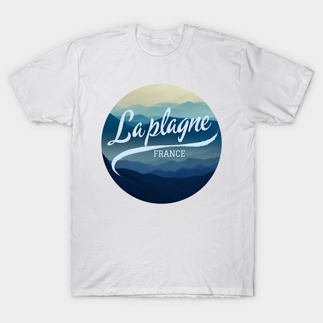 Discover La Plagne mountain logo - La Plagne - T-Shirt