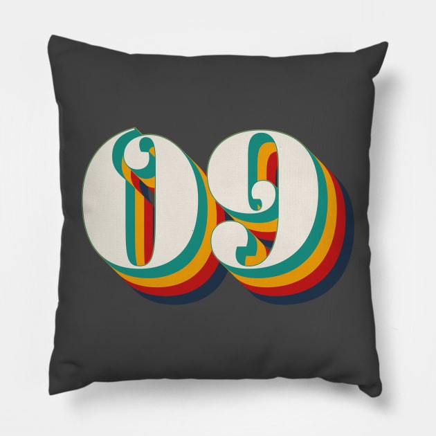 Number 9 Pillow by n23tees