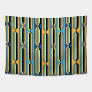 Modern Geometric Abstract Art Tapestry