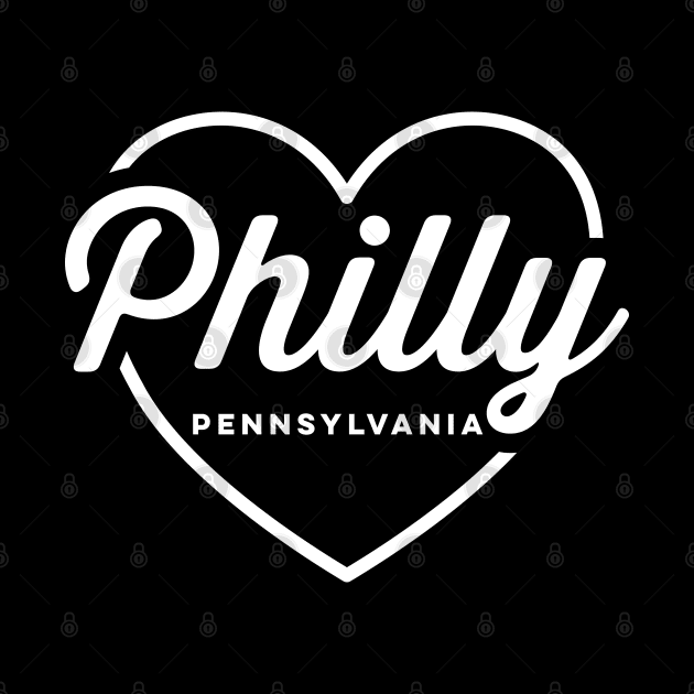 Philly Pennsylvania Love by DetourShirts