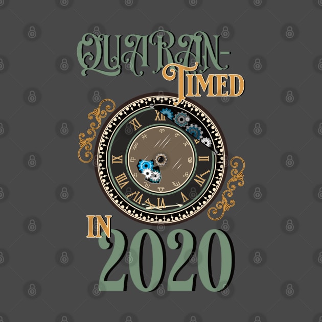 Quarantined in 2020 - Vintage Clock - Victorian Style by dkdesigns27