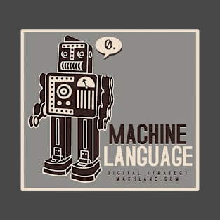 Machine Language Robot Logo T-Shirt