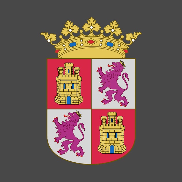 Coat of arms of Castile and León by Wickedcartoons