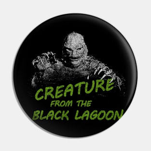 Vintage Black Lagon Monster Pin