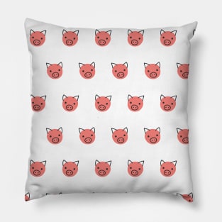 Polka Dot Pigs Pillow