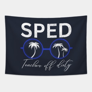 Sped Teacher off Duty Tapestry