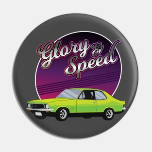 Glory and Speed - Muscle Car Pin