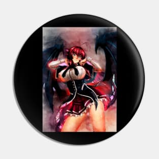 Rias Gremory Anime Watercolor Pin