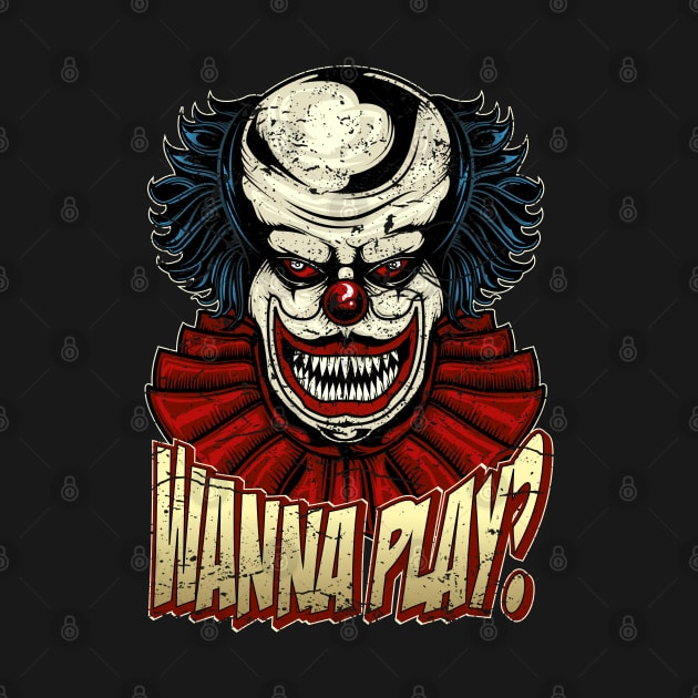 Wanna Play Horror Clown by RockabillyM