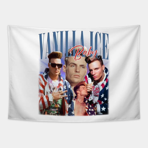 Vanilla Ice Baby Homage Tapestry by fancyjan