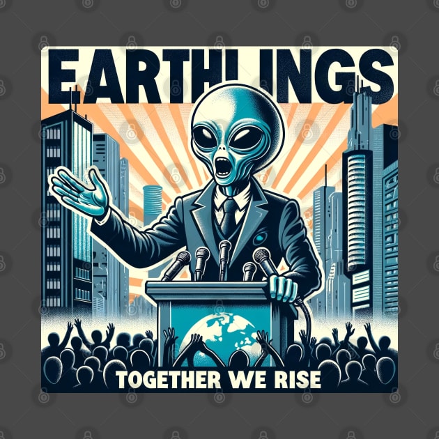 Earthlings Collection - Together We Rise by Doming_Designs