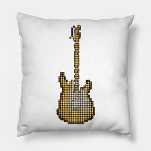 Tiled Pixel 1968 Woodstock Guitar Upright Pillow