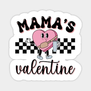 Mama's Valentine Groovy Style Magnet