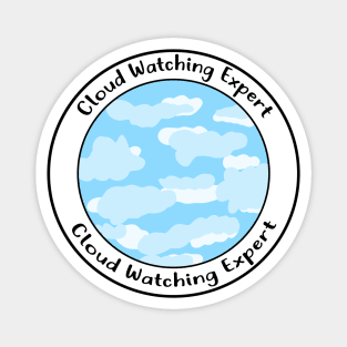 Cloud Watching Expert Magnet