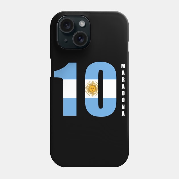 DIEGO MARADONA | FOOTBALL | LEGEND | 10 Phone Case by theDK9