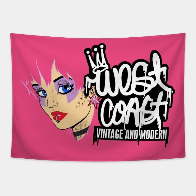 Tattooed JEM Tapestry by West Coast Vintage & Modern