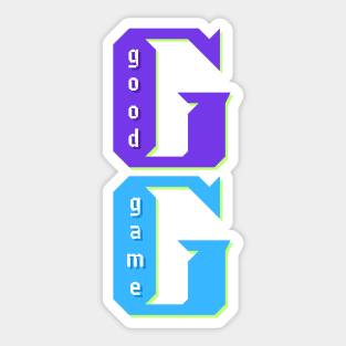 GGWP | Good Game Well Played | Game Gamer Gaming Sticker for Sale by  SocialAtrophy