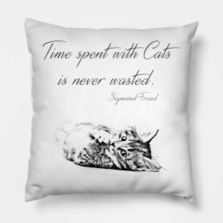 Time spent with cats ... Pillow