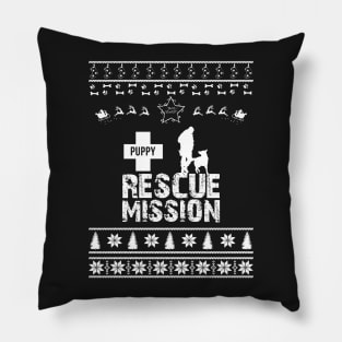 Merry Christmas Rescue Mission Pillow