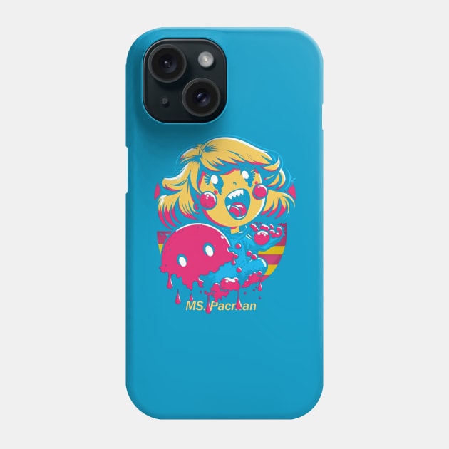 anime ms. pacman Phone Case by Clothes to my Heart