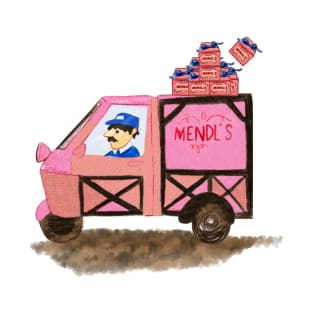 Mendl's Cake Box Van -Grand Budapest Hotel T-Shirt