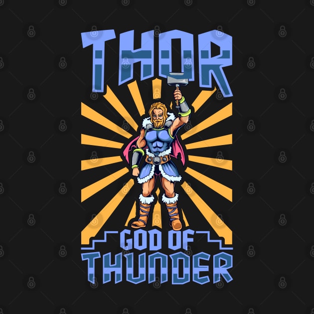 Viking thunder god Thor by Modern Medieval Design