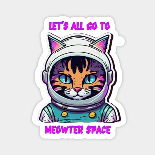 Space Cat Magnet