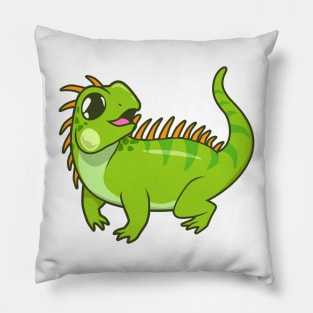 Kawaii Iguana Pillow