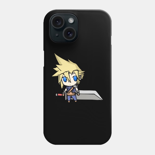 Cloud Strife Chibi Phone Case by gallo178