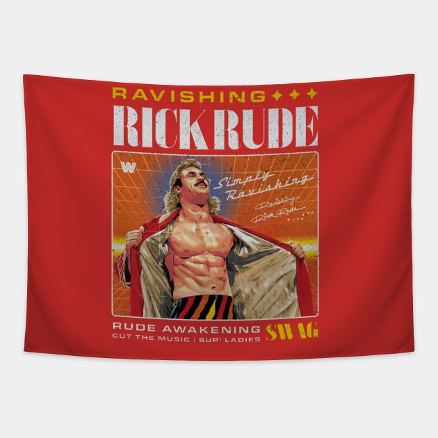 Rick Rude Swag Tapestry by MunMun_Design