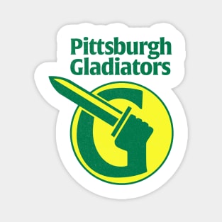 Defunct Pittsburgh Gladiators AFL 1988 Magnet