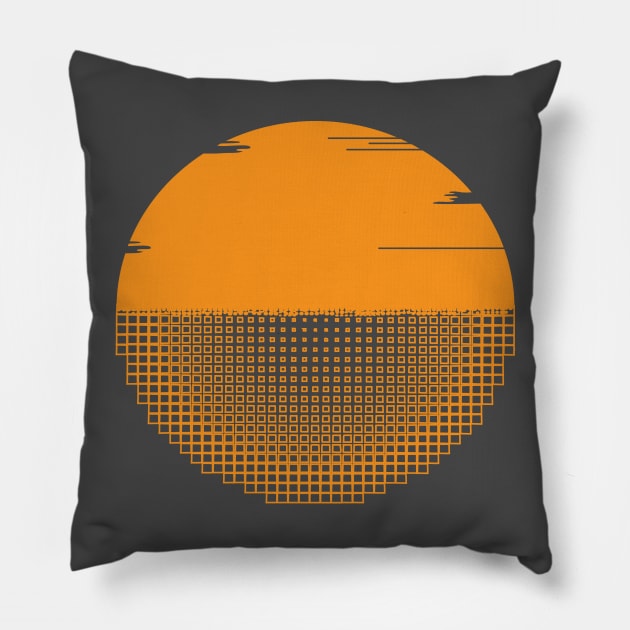 Holographic Sun Pillow by 99sunvibes