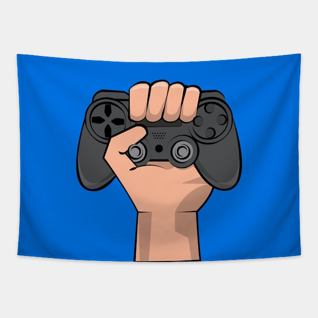 Game Controller Tapestry by Paul Draw