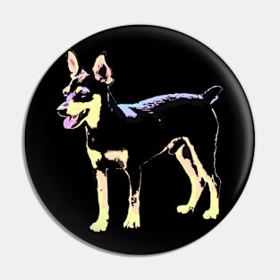 pinsher little funny dog Pin