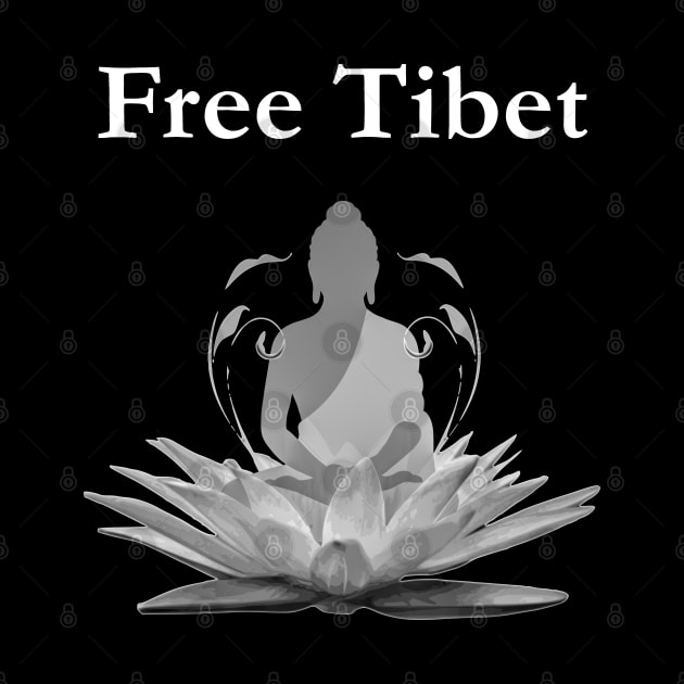 Free Tibet Movement Human Rights Activist by Mindseye222