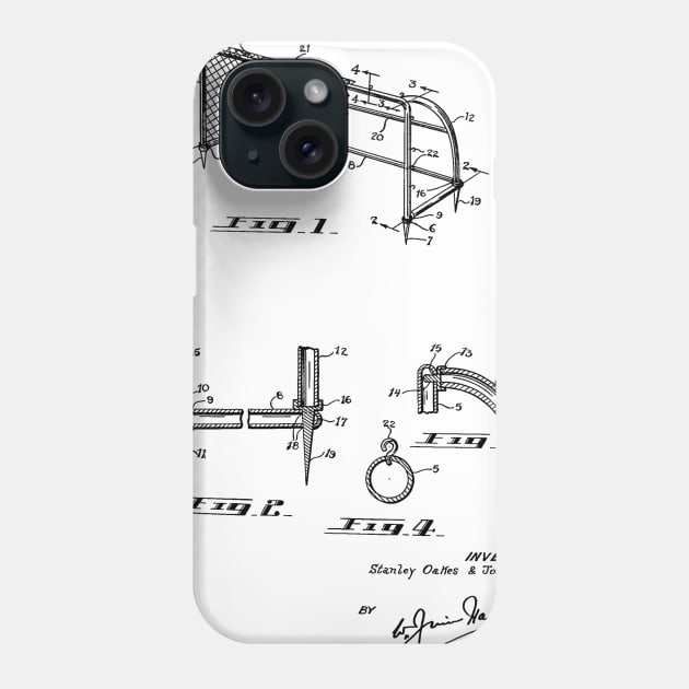 Goal Vintage Patent Hand Drawing Phone Case by TheYoungDesigns