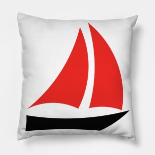 Minimal Boat Design Pillow