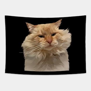 Long hair cat Tapestry