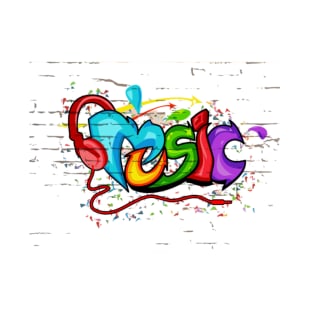 Music Graffiti T-Shirt