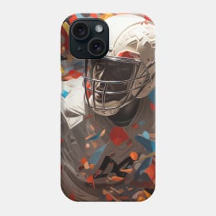 Footballer Retro Abstract Colorful Painting Phone Case