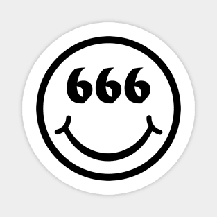 smile 666 Magnet