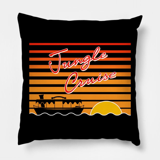 Jungle Cruise Cheesy Souvenir shirt Pillow by old_school_designs