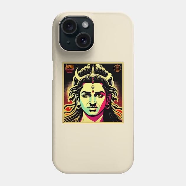 Dancing With Lord Shiva Vinyl Record Vol. 7 Phone Case by musicgeniusart