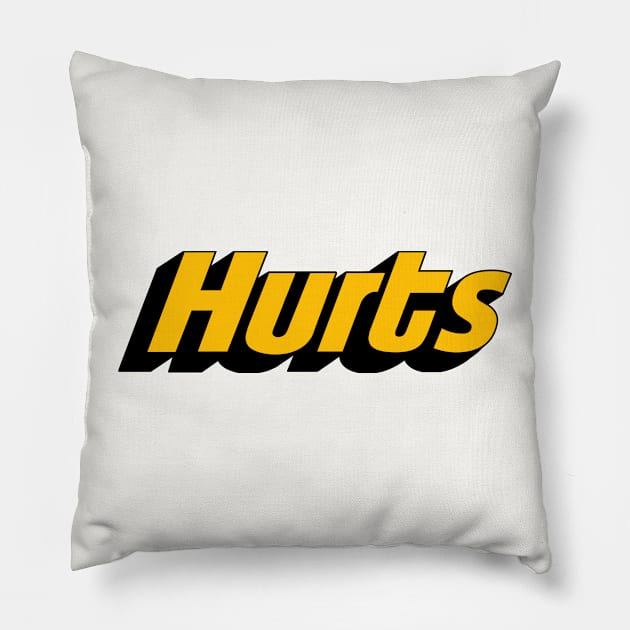 Hurts - Meme Design Pillow by DrumRollDesigns