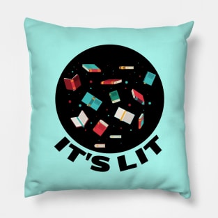 It's Lit | Books Pun Pillow