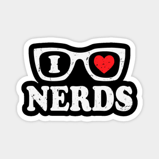 I Love Nerds Magnet