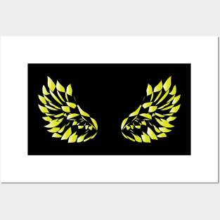 Gold Angel Wings Sticker for Sale by Wannabe Art