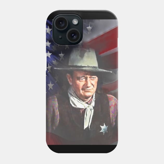 John_Wayne Phone Case by Anung